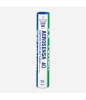 Yonex AEROSENSA 40 Speed 3 weiss (12 Shuttles)
