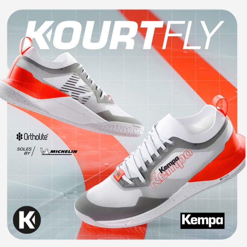 Kempa Kourtfly Two weiss/blau