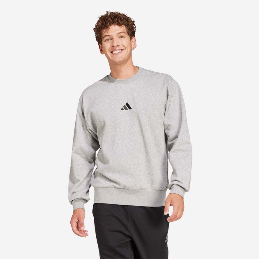 Adidas Sweat Hoodie FEELCOZY medium grey