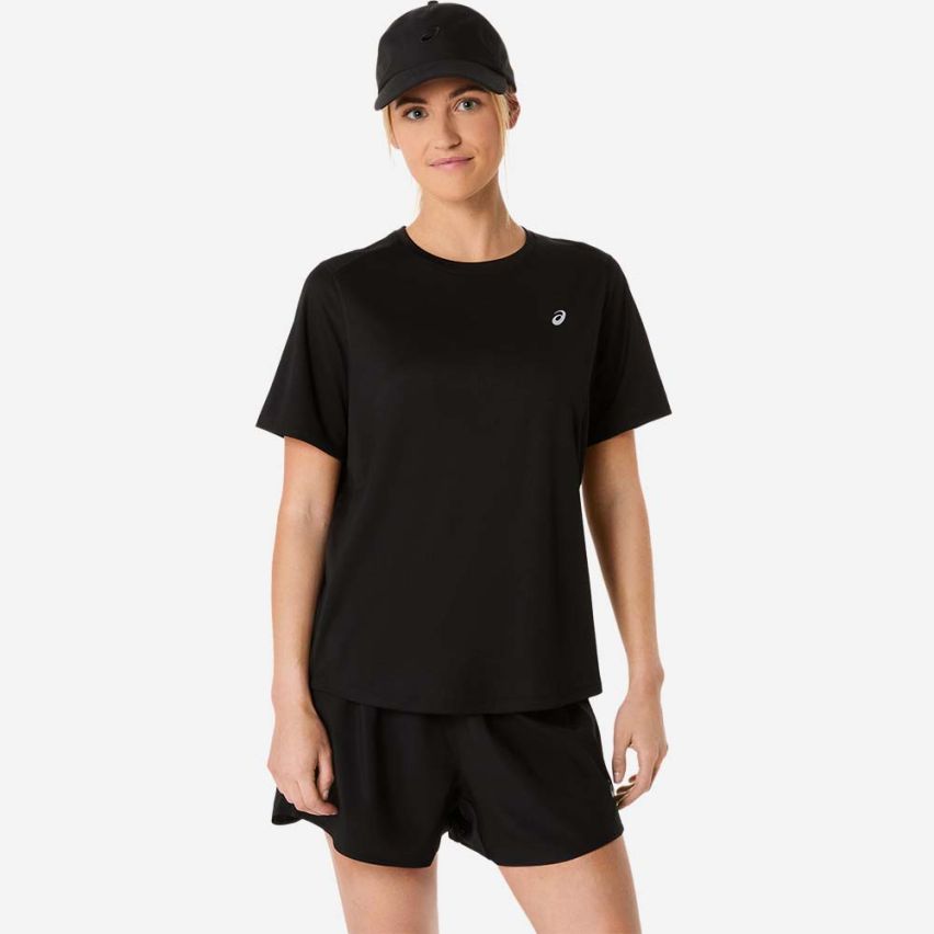 ASICS CORE SS TOP Lady performance black