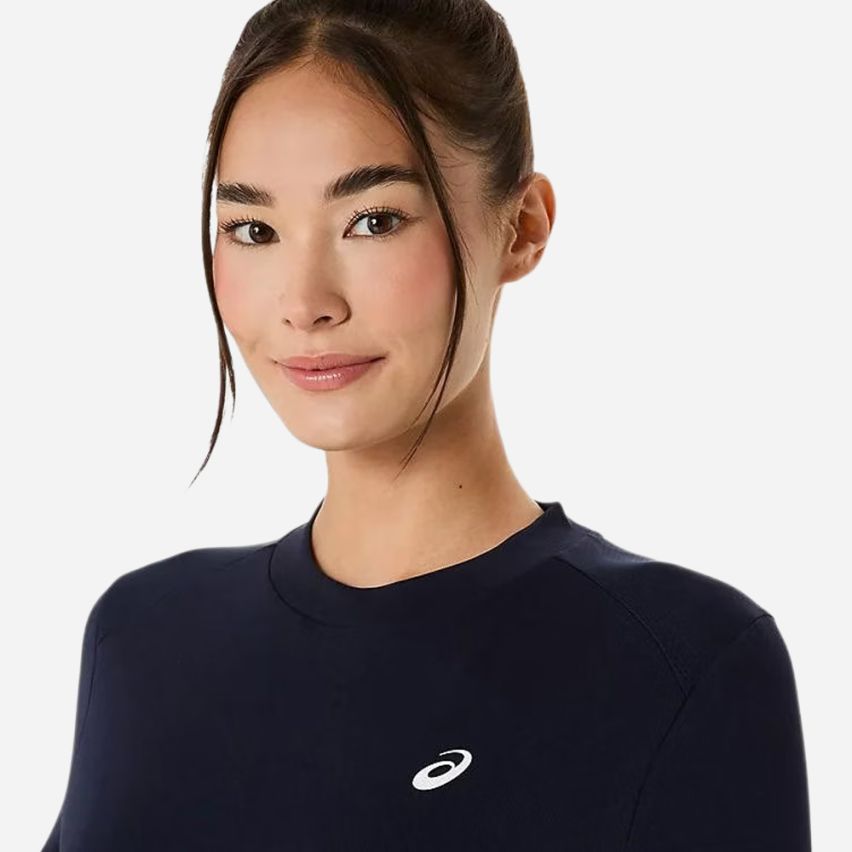 Asics COURT SHORT SLEEVE TOP Lady midnight