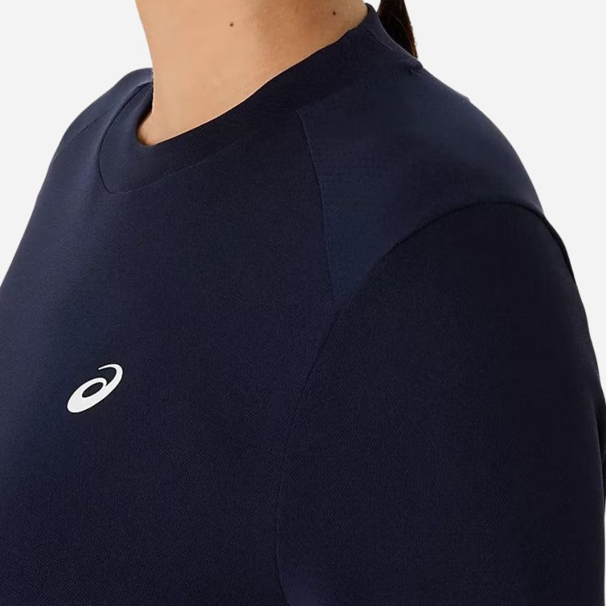 Asics COURT SHORT SLEEVE TOP Lady midnight