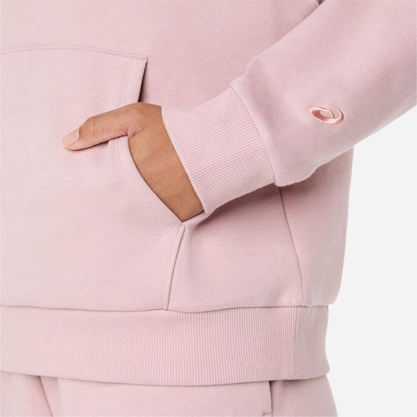 ASICS FLEECE PULLOVER HOODIE Lady morganite