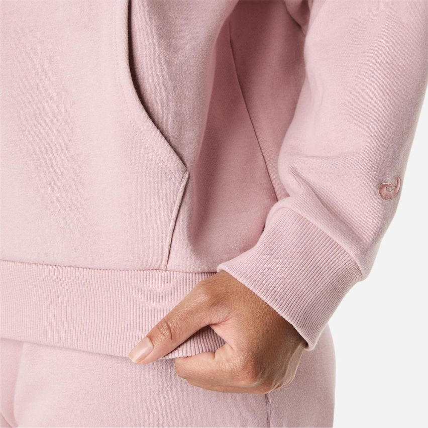 ASICS FLEECE PULLOVER HOODIE Lady morganite