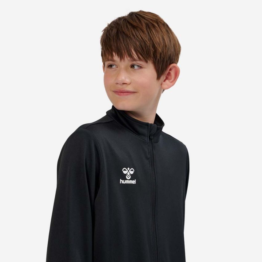 Hummel hmlESSENTIAL Trainerjacke KIDS schwarz