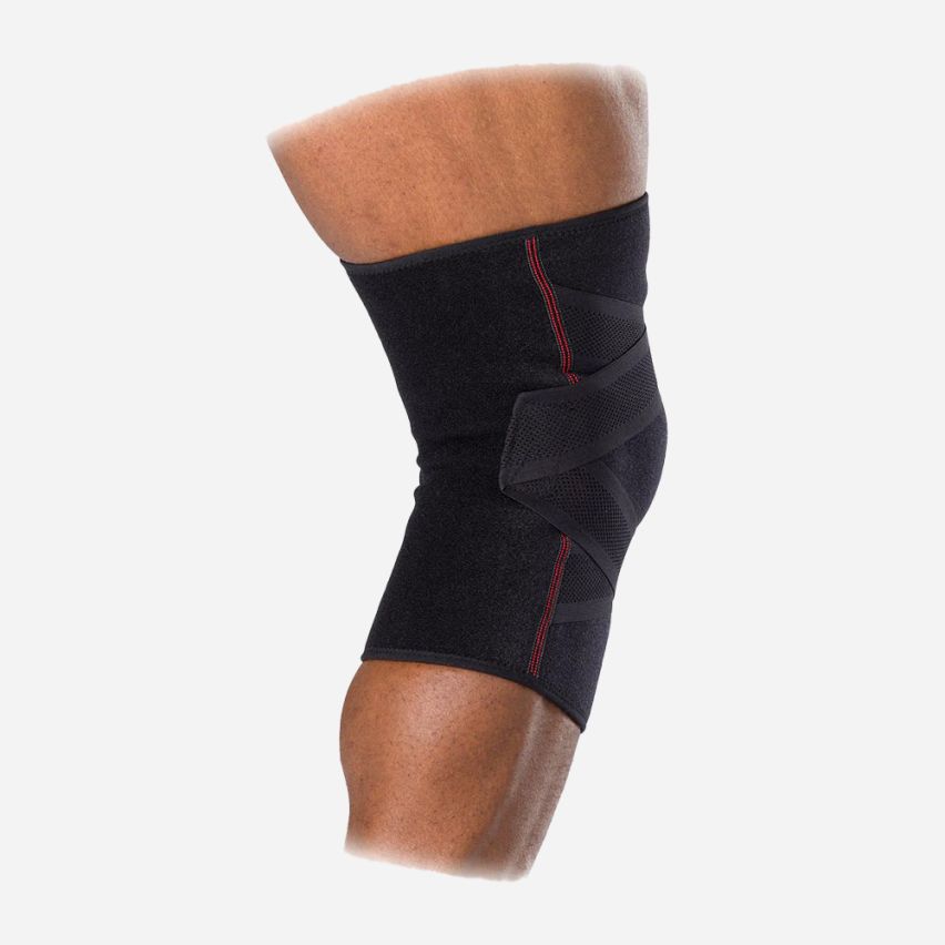 McDavid Kniebandage Cross Compression Knee Sleeve schwarz