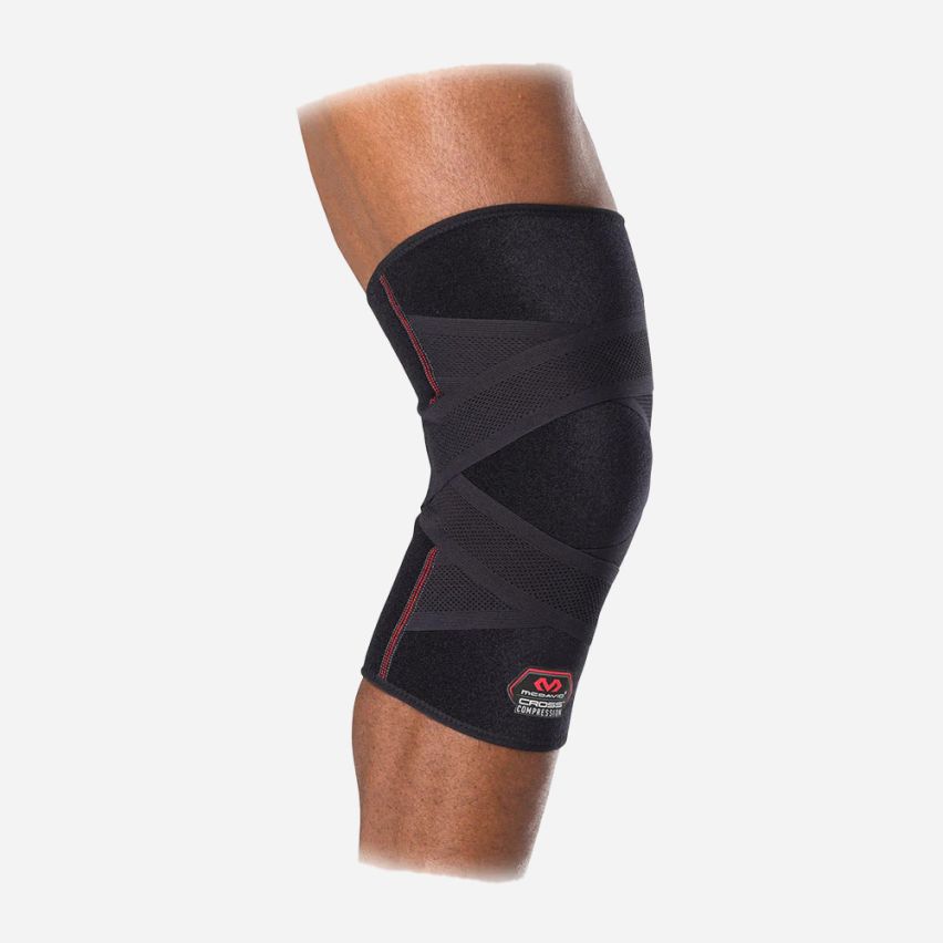 McDavid Kniebandage Cross Compression Knee Sleeve schwarz