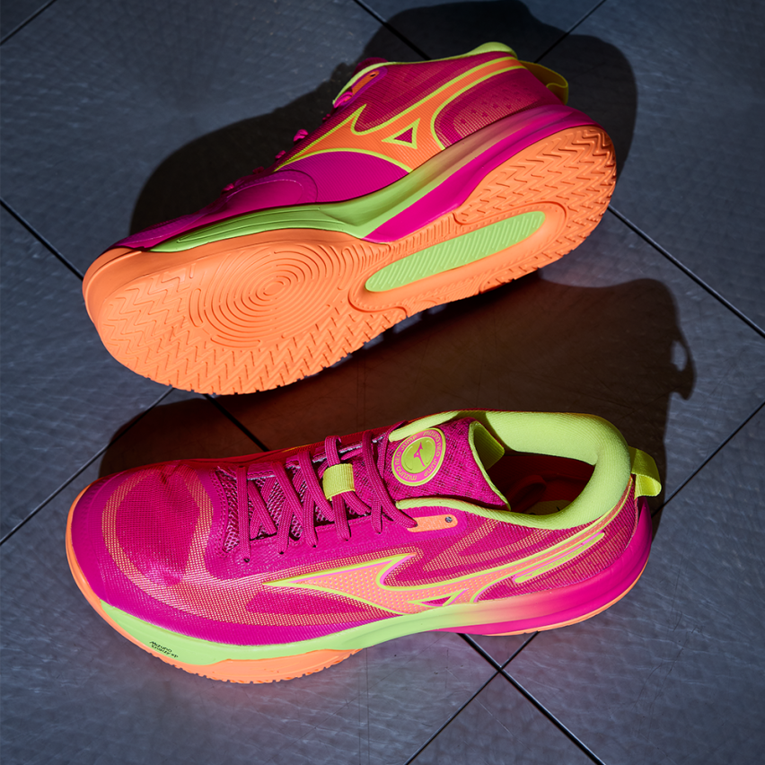 Mizuno NEO JUMP pink tetra/fortune yellow/light orange