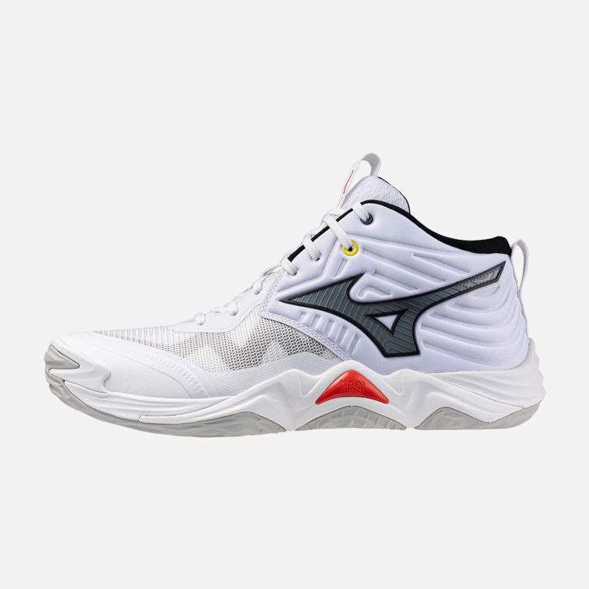 Mizuno Wave MOMENTUM ELITE MID white/black/fiery red