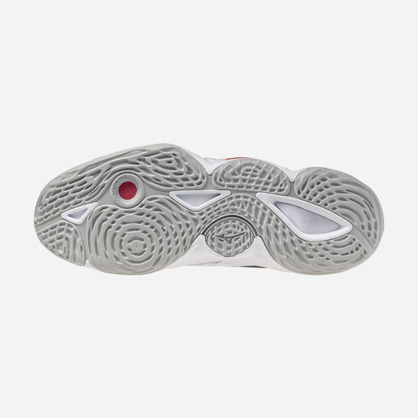 Mizuno Wave MOMENTUM ELITE white/black/fiery red