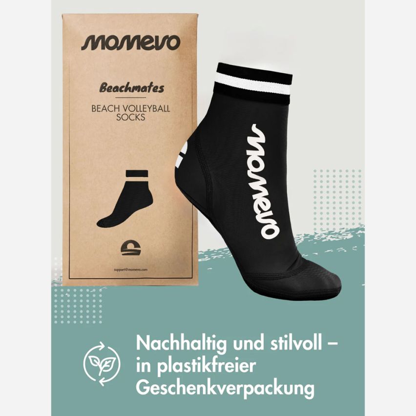 momevo Beachmates Beachsocken schwarz