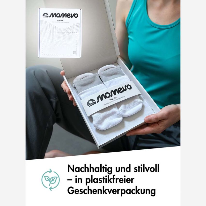 momevo BambooSox Kompressionsstrümpfe (2-Paar)