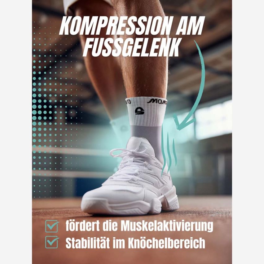 momevo BambooSox Kompressionsstrümpfe (2-Paar)