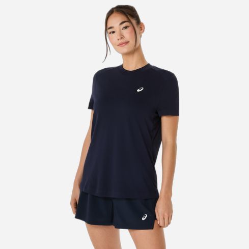 Asics COURT SHORT SLEEVE TOP Lady midnight