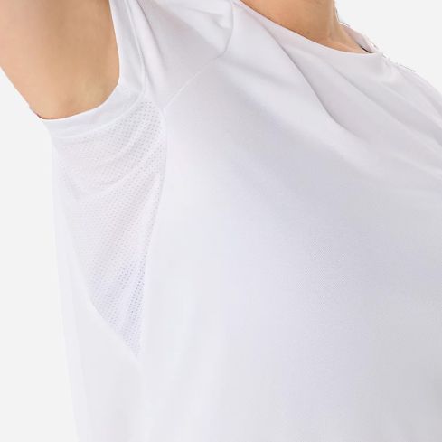 Asics COURT SHORT SLEEVE TOP Lady brilliant white