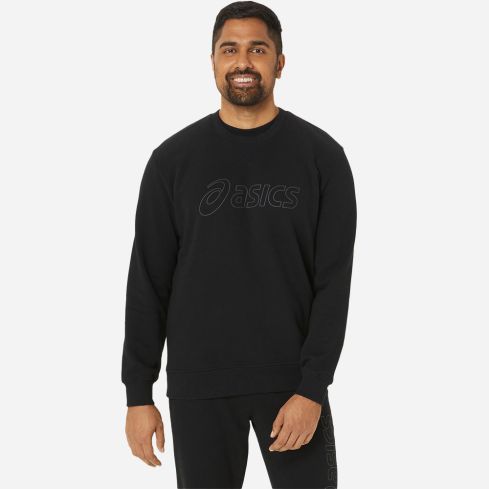 Asics SWEATSHIRT Men black/graphite grey